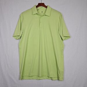 ADIDAS GOLF Mens ULT 365‎ Solid Short Sleeve Polo Shirt Pulse Lime Men's Size L